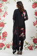 Rohit Bal Black Cotton Silk Straight Printed Suit Set image number 7