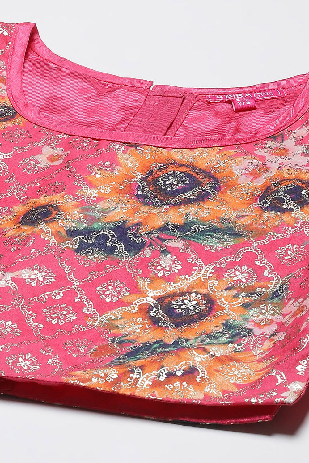 Chia Pink Cotton Lehenga Set image number 1