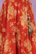 Orange Cotton Lehenga Set image number 3