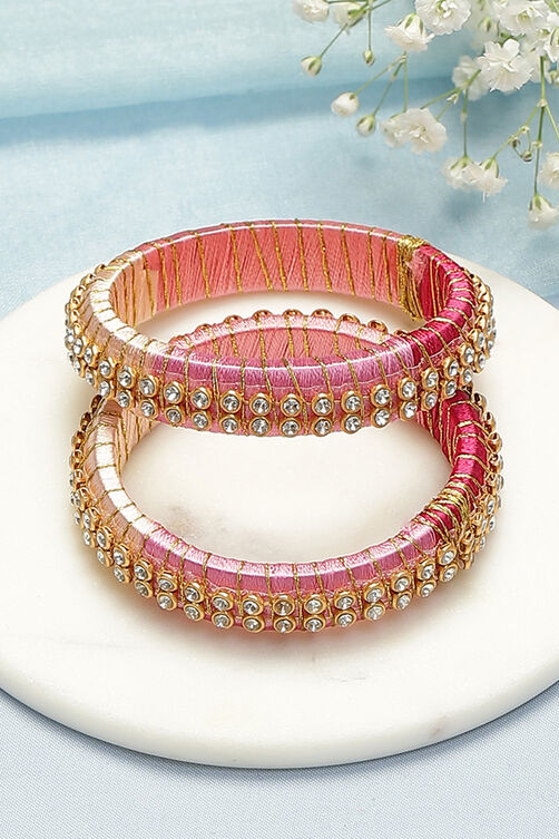 Pink Kids Bangles image number 0