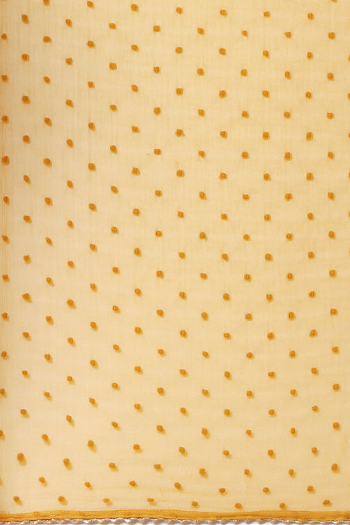 Indigo Cotton Unstitched Suit Set image number 3