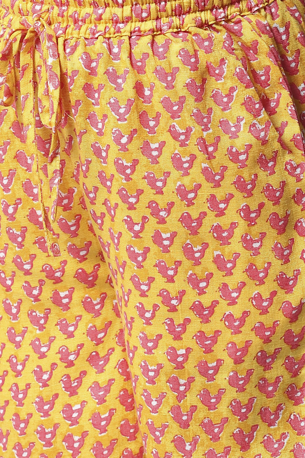 Yellow Rayon Straight 2 Piece Set image number 2