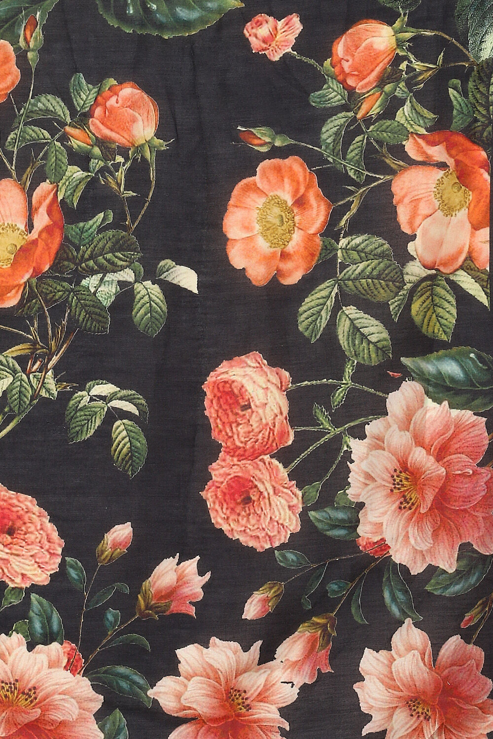 Rohit Bal Off White Cotton Blend Saree image number 1