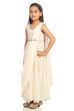 Ivory Anarkali Nylon Gown image number 2