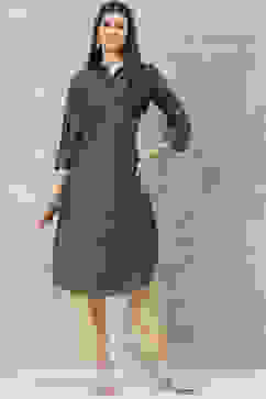 Wine Poly Viscose Straight Printed Kurta image number 5