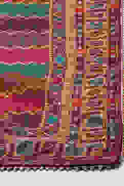 Tea Green Art Silk Kalidar Kurta Palazzo Suit Set image number 2