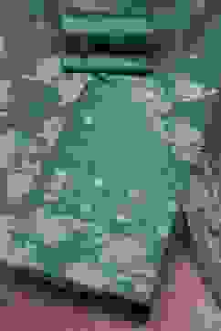 Bottle Green Cotton Jamdani Unstitched Suit Set image number 0