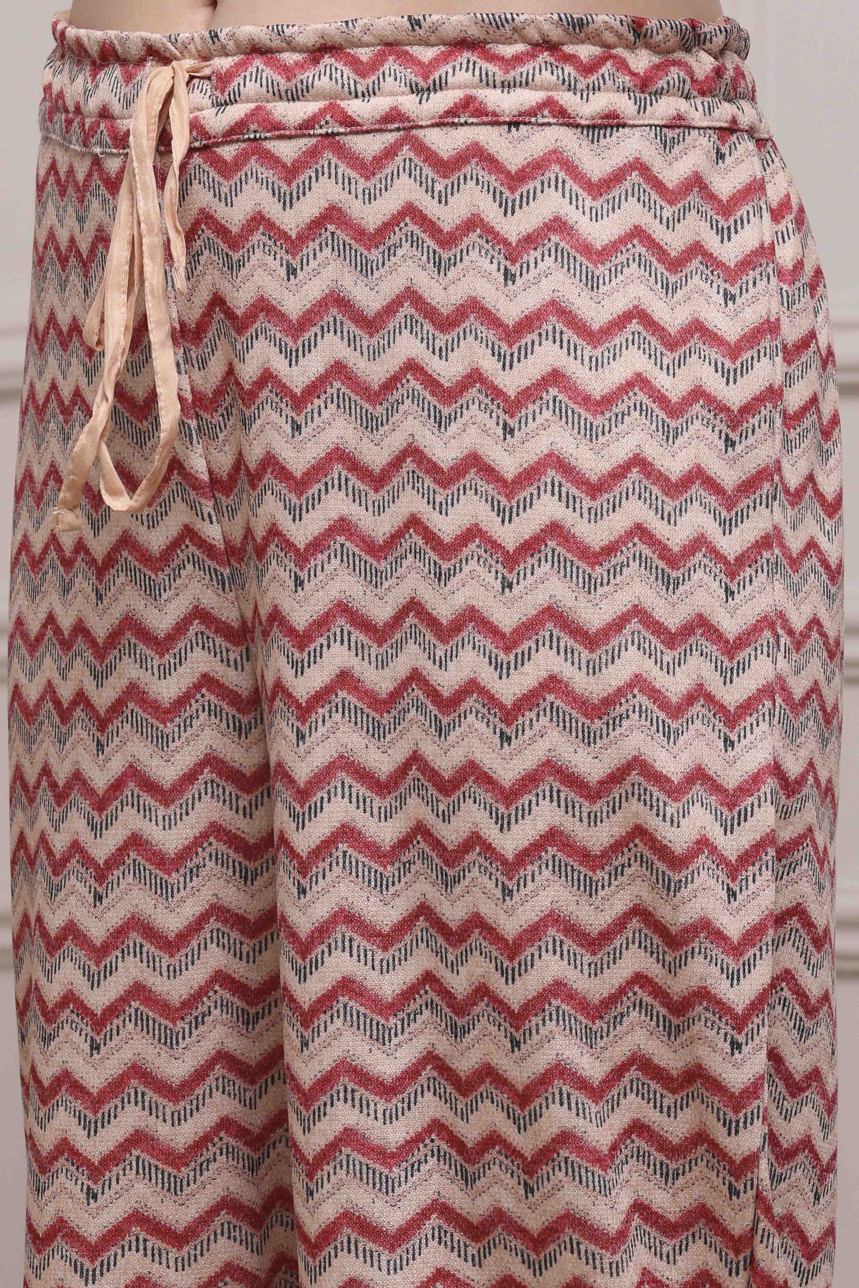 Mustard Blended Printed Straight Kurta Pants Set image number 2