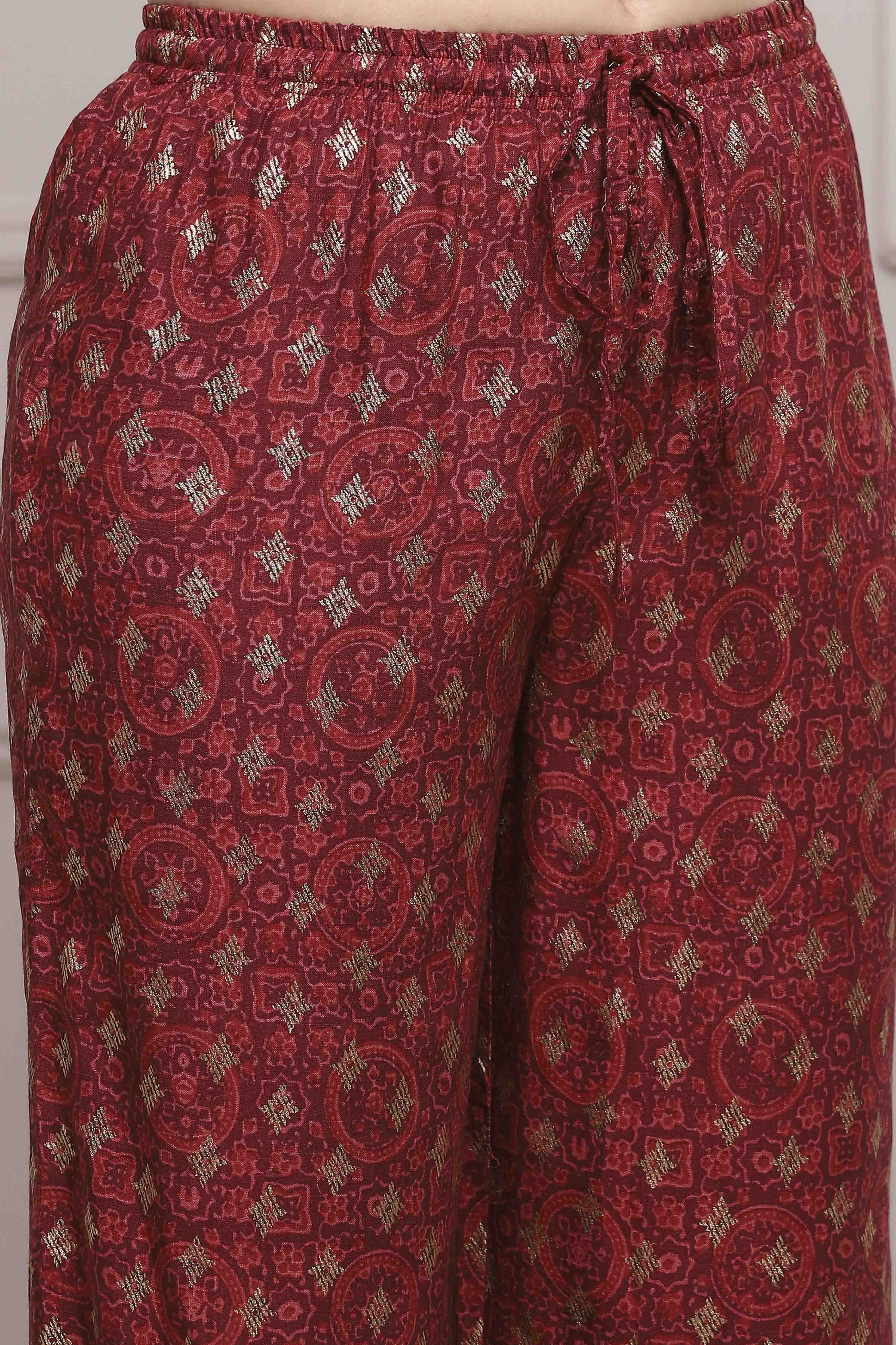 Rust Rayon Palazzo image number 1