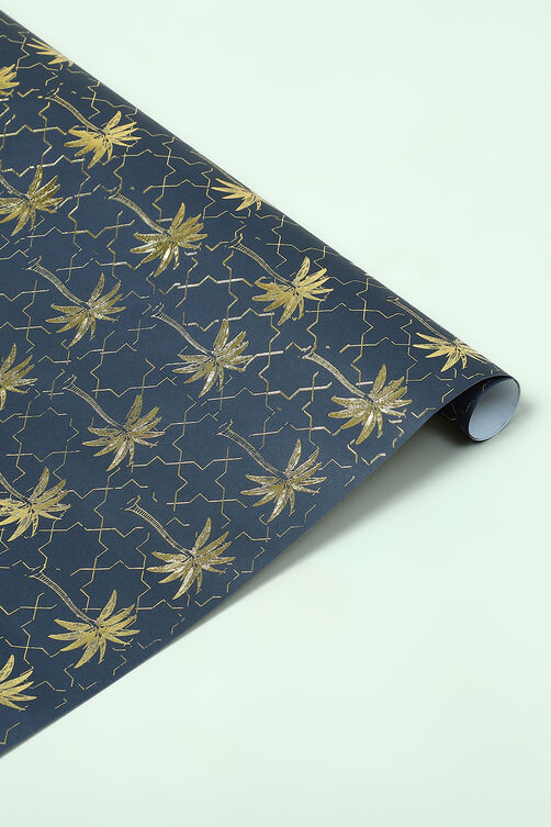 Navy Blue Gift Wrapping Paper at Biba India