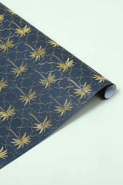 Navy Blue Gift Wrapping Paper image number 1