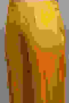 Yellow Cotton Straight Embroidered Kurta Slim Pant Suit Set image number 2