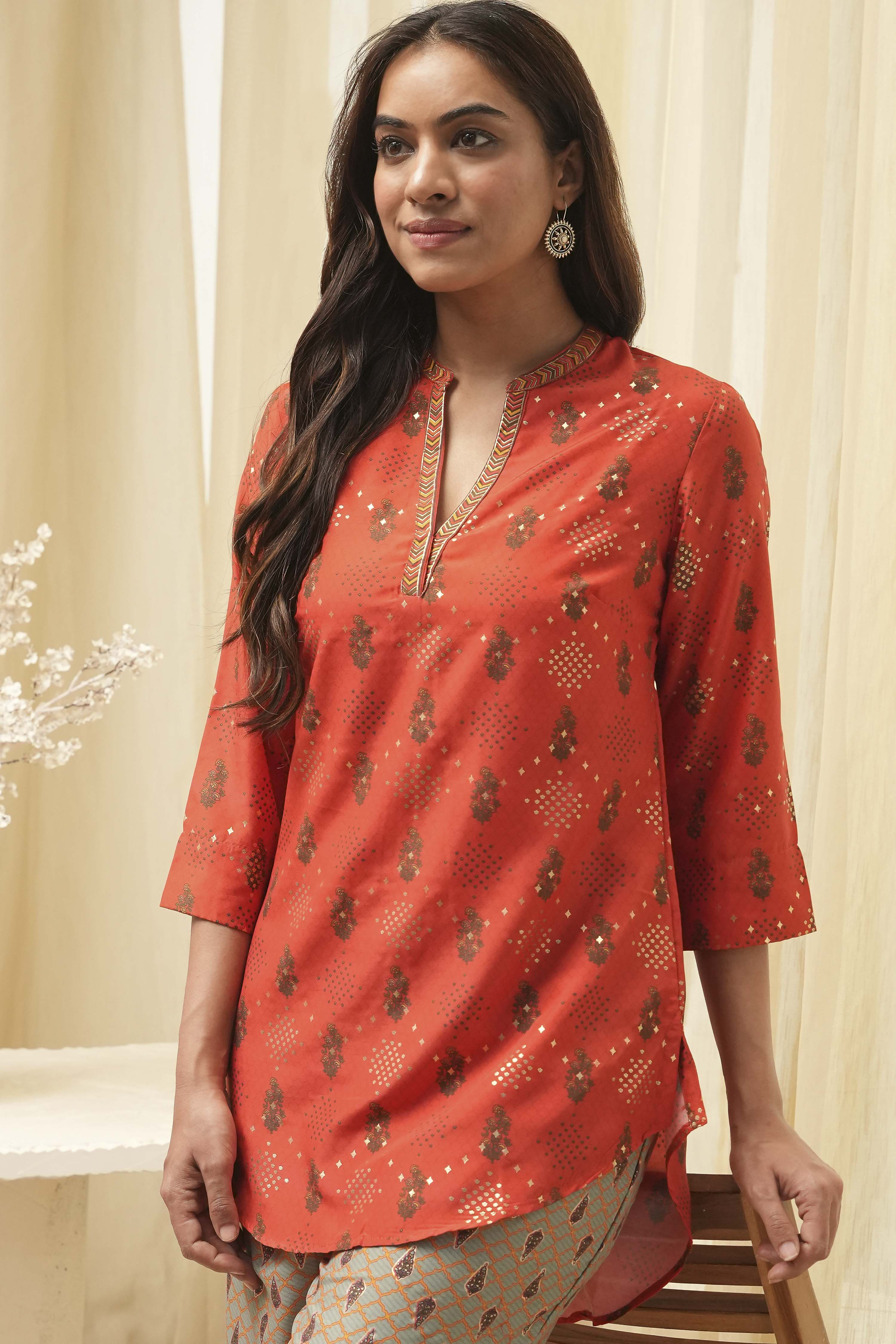 Yellow Art Silk Straight 2 Piece Set image number 7