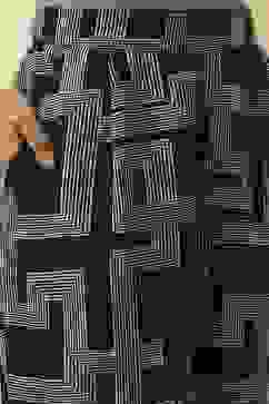 Black Viscose Printed Co-ord Set image number 2