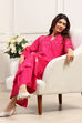 Red Chinon A-Line Suit Set