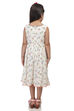 Off White Anarkali Rayon Printed Dress image number 4