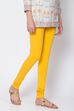 Camel Cotton Blend Solid Churidar image number 0