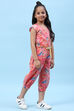 Coral Cotton Jumpsuit image number 2