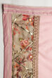 Blush Pink Cotton Double Layered Kurta Churidar Suit Set image number 4