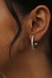White Stone Earrings image number 1