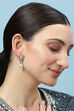 White Brass Danglers image number 3