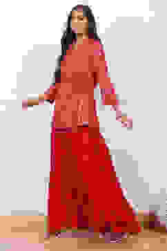 Fuchsia Rayon 2 Piece Set image number 3