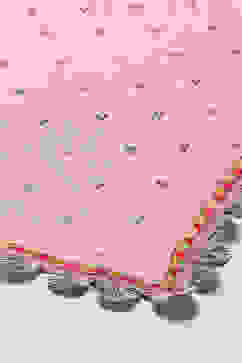 Peach Cotton Short Kurta Printed Suit Set image number 3