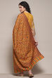 Yellow Poly Cotton Yarndyed Dupatta image number 2