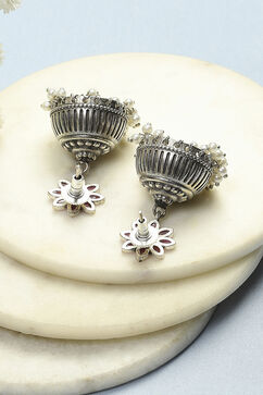 Pink Brass Jhumka image number 2