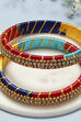 Multicolour Plastic-Thread Bangles image number 1