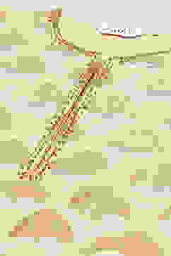 Off White Polyester Straight Kurta image number 1