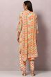 Yellow Viscose Straight Kurta Salwar Pants Suit Set image number 4