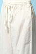 Off White Nylon Kalidar Kurta Salwar Suit Set image number 2