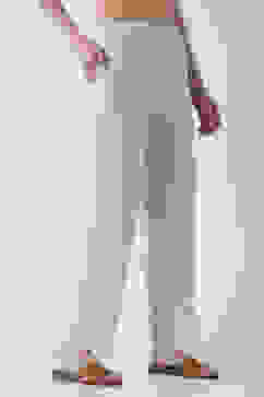 Natural Cotton Blend Straight Pants image number 3