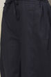 Dark Navy Cotton Straight Kurta Palazzo Suit Set image number 3