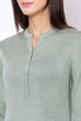 Rust Acrylic And Wool Straight Solid Kurta image number 1