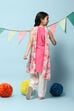Pink Cotton Blend Straight Kurta Releaxed Salwar Suit Set