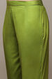 Green Silk Blend Printed Unstitched Suit Set image number 3