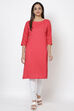 Indigo Cotton Straight Yarndyed Kurta image number 0
