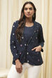 Navy Cotton Straight Yarndyed 2 Piece Set image number 6
