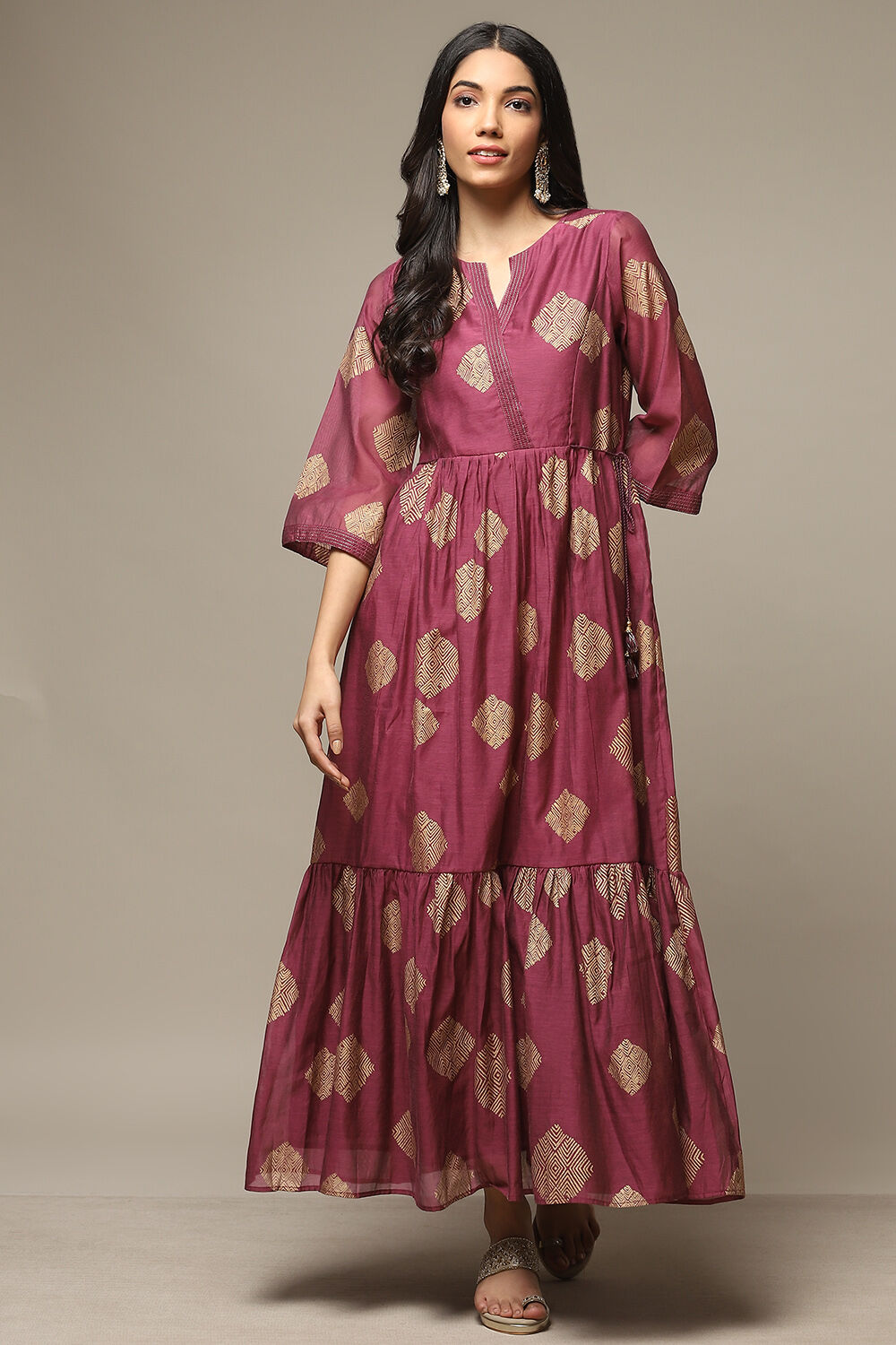 Biba purple shop dress