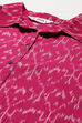 Cham Blue Ikat Straight Yarndyed Shirt image number 1