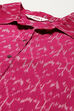 Fuchsia Ikat Straight Yarndyed Shirt image number 1