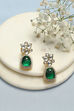 Green Gold Brass earrings image number 0