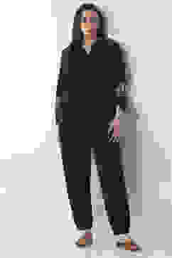 Blue Viscose Lycra Harem Pants image number 0