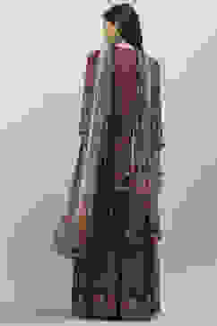 Purple Art Silk Sharara Kurta Garara Suit Set image number 4