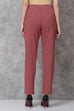 Navy Straight Cotton Pants image number 5