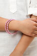 Pink Metal & Beads Kids Bangles image number 2