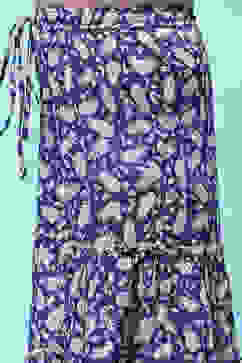 White and Blue Cotton Dobby Printed Suit Set image number 2