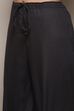 Charcoal LIVA Straight Kurta Palazzo Suit Set image number 2